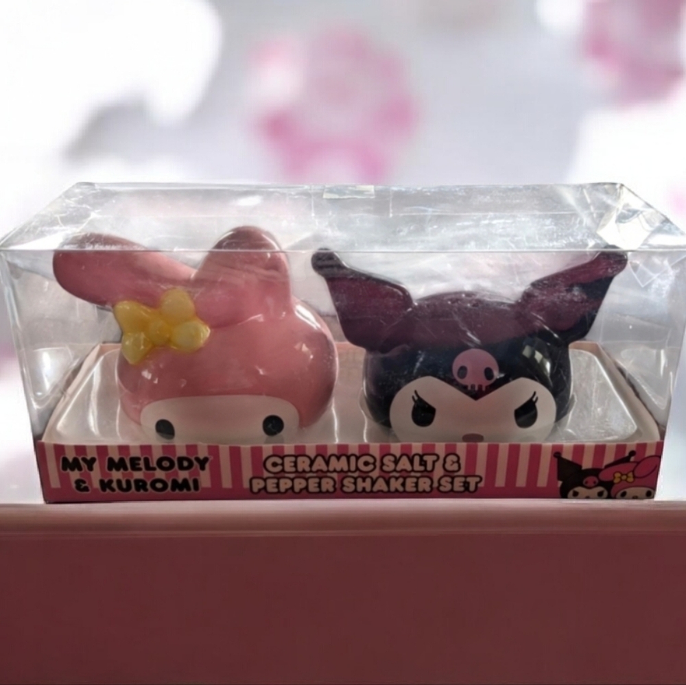 NEW Sanrio My Melody and Kuromi Salt and Pepper Shakers
